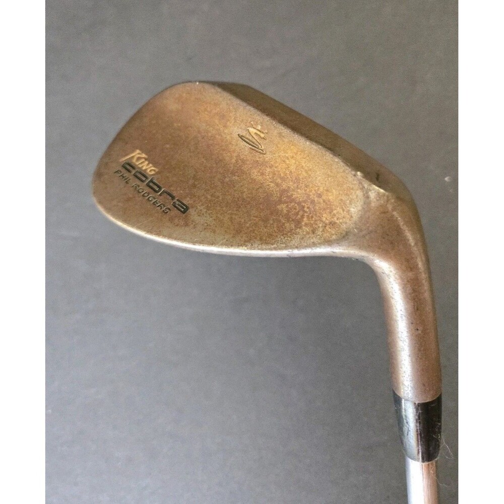 Vintage King Cobra Phil Rodgers Rusty Raw Sand Wedge 56° Right Handed Steel Shaf